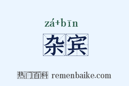 杂宾是什么意思的图片